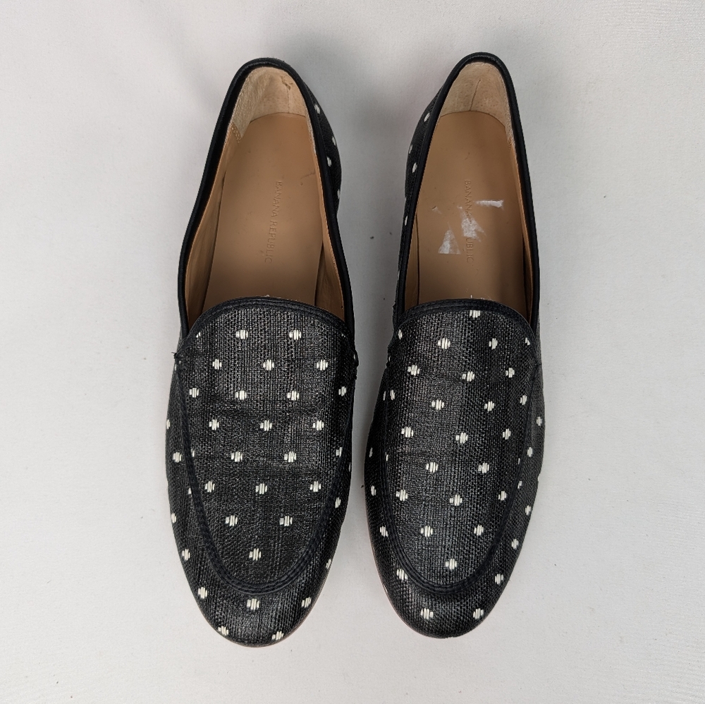 Banana Republic Leather Loafers Polka Dot - Picture 2 of 13